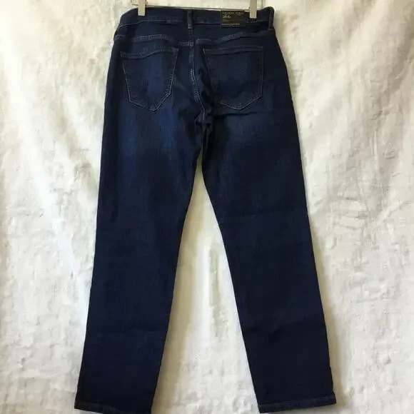 Banana Republic Dark Wash Straight Ankle Jeans - Picture 6 of 8